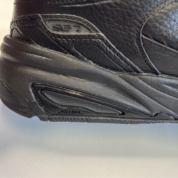 Men’s New Balance 927 Size 8 4E Wide MW927VK Black With Rollbar NDurance Walking - Picture 10 of 16